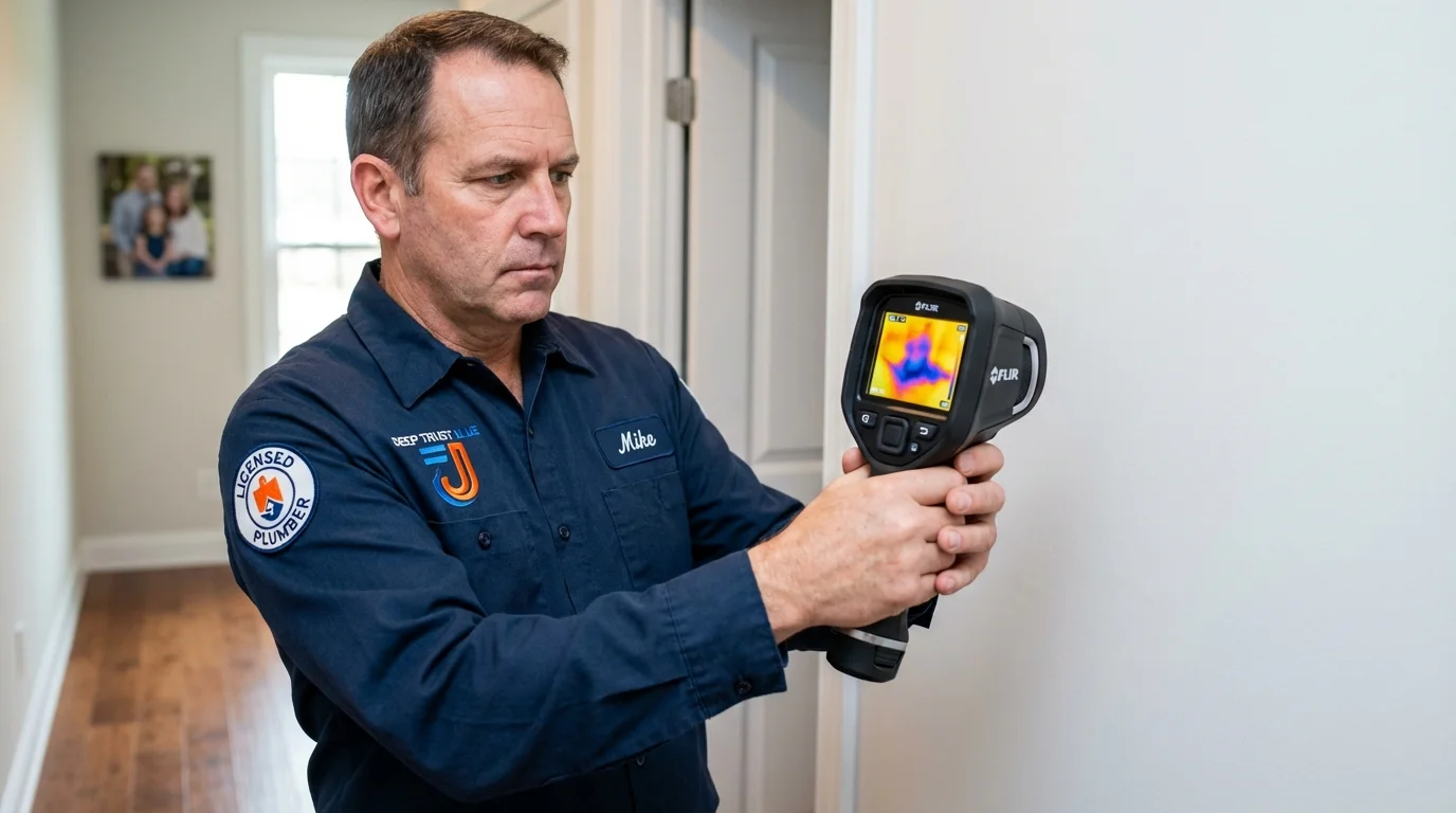 Thermal imaging leak detection by Johns Plumbing LLC in Mount Kisco